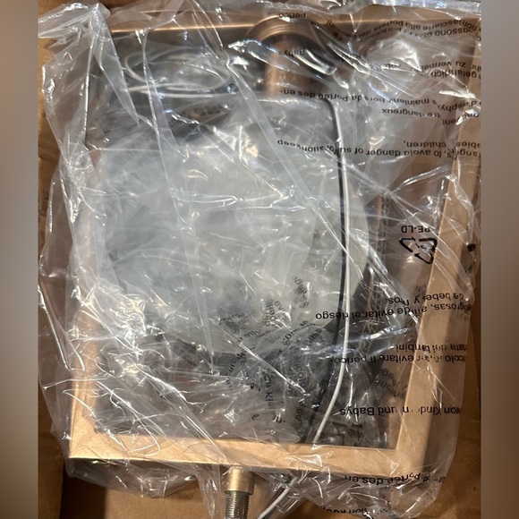 NEW Modern Farmhouse Gold Pendant Geometric Dimmable Kitchen Island Light - Picture 8 of 8